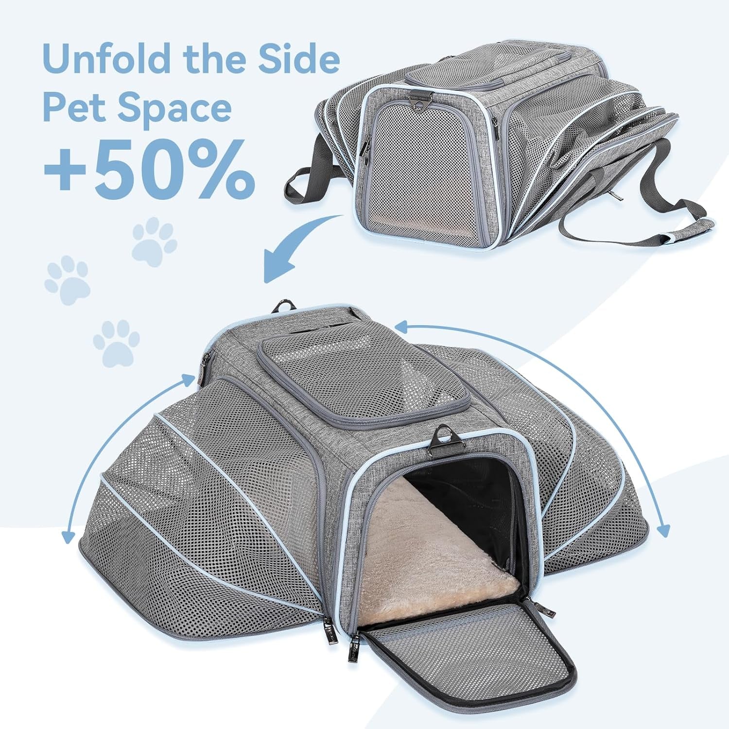 JetSet Expandable Airline-Approved Pet Carrier