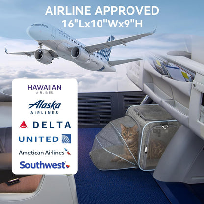 JetSet Expandable Airline-Approved Pet Carrier