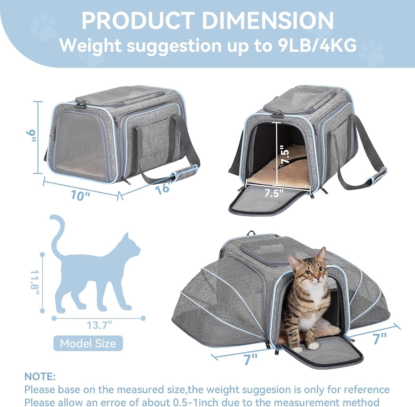 JetSet Expandable Airline-Approved Pet Carrier