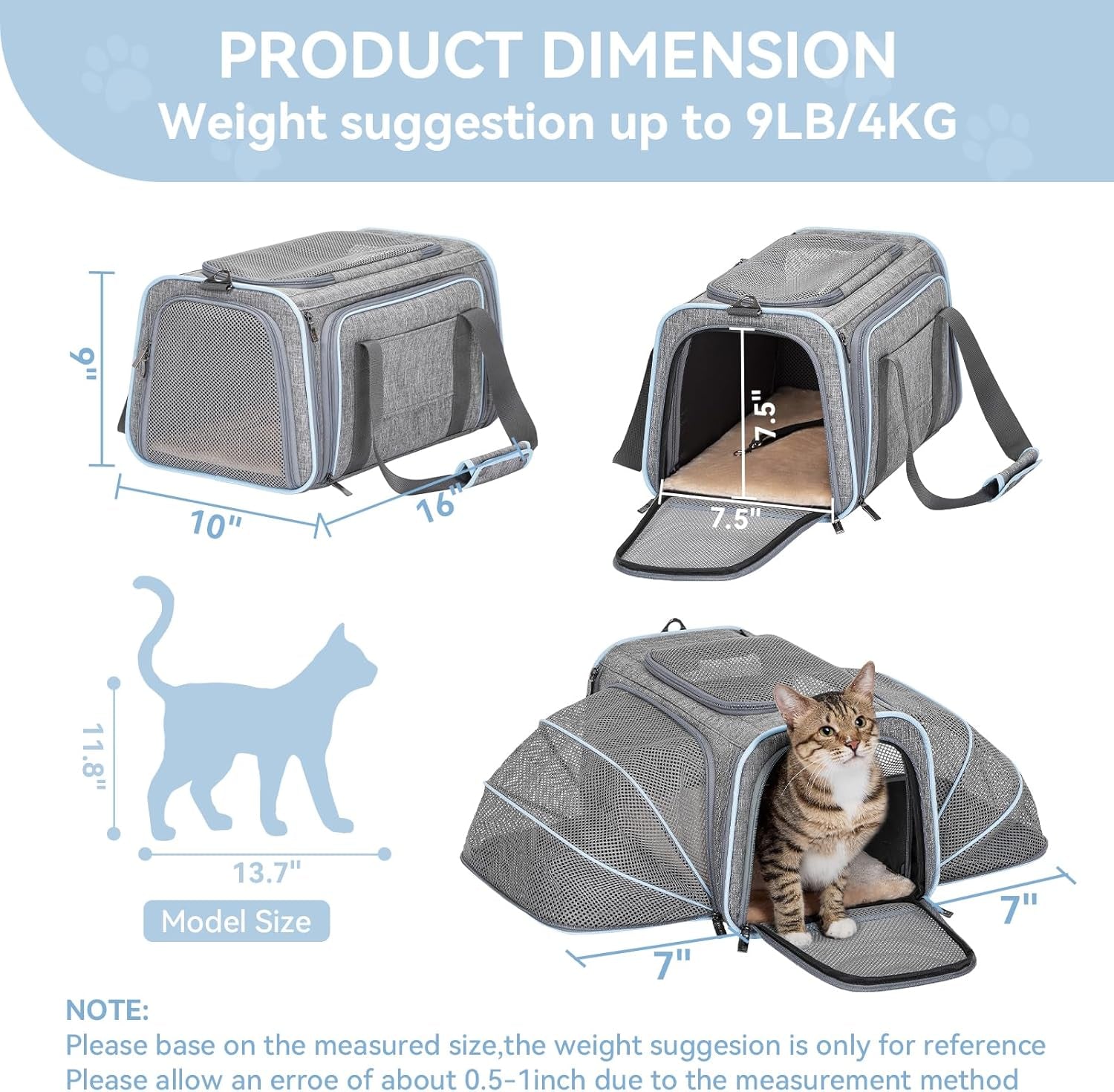 JetSet Expandable Airline-Approved Pet Carrier