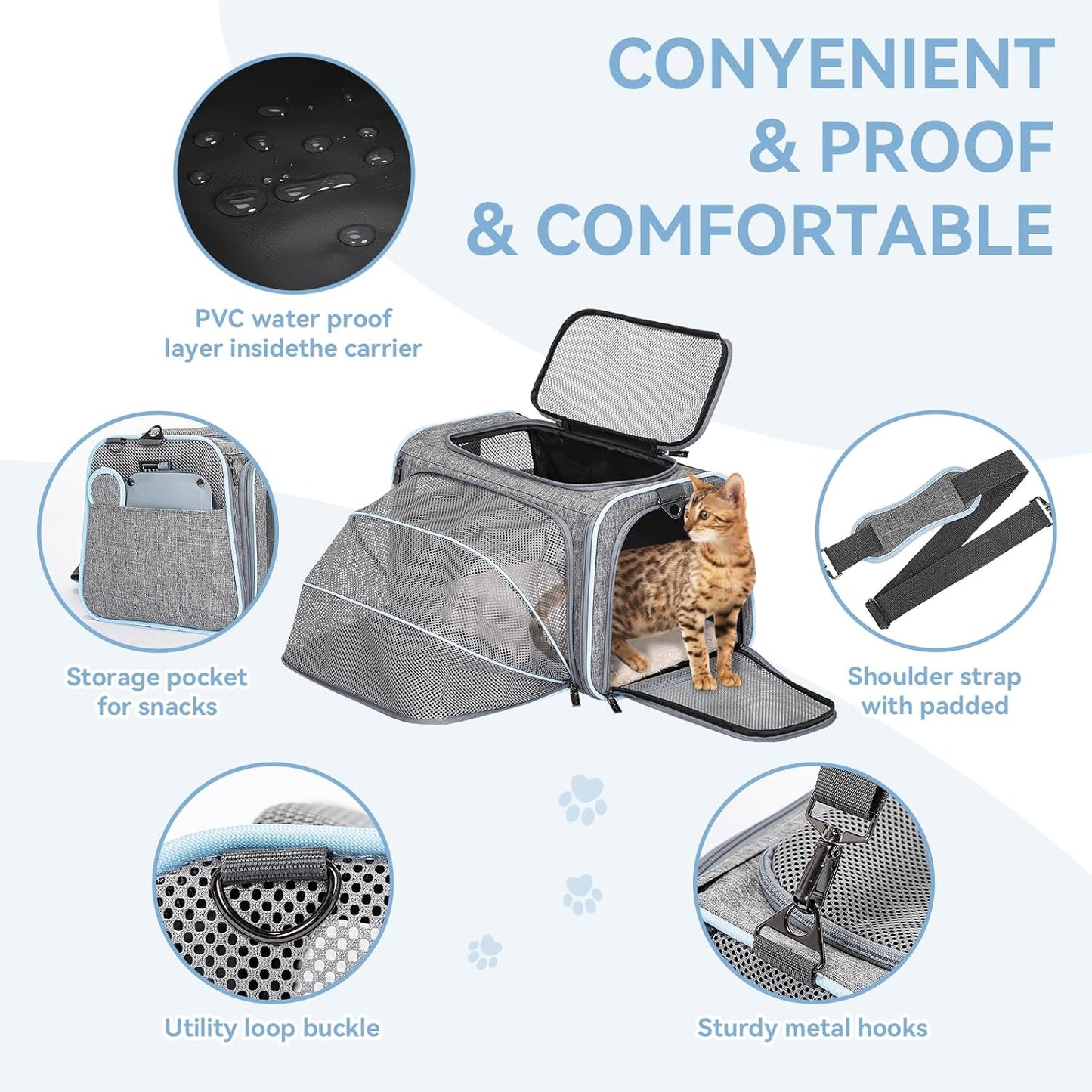 JetSet Expandable Airline-Approved Pet Carrier