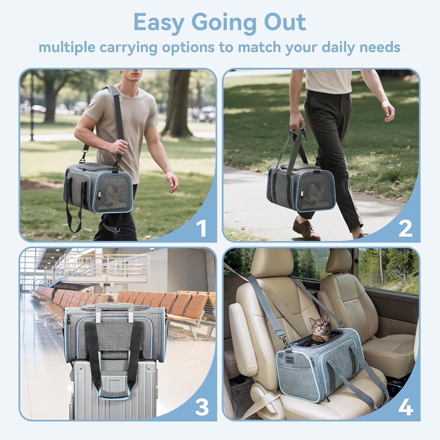 JetSet Expandable Airline-Approved Pet Carrier
